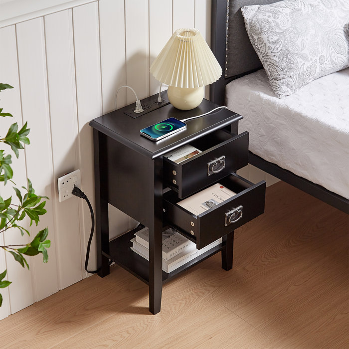 Trent Austin Design® Miramontes Nightstands with Charging Station USB